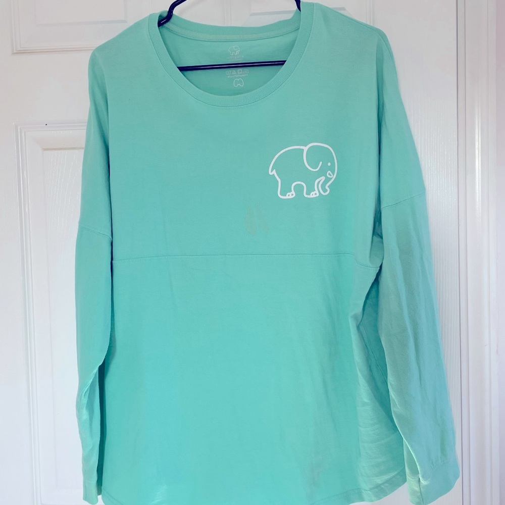 Ivory Ella Spirit Jersey Green Long Sleeve Tunic - Picture 1 of 4